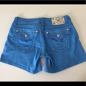 Miss Me size 26 blue shorts
